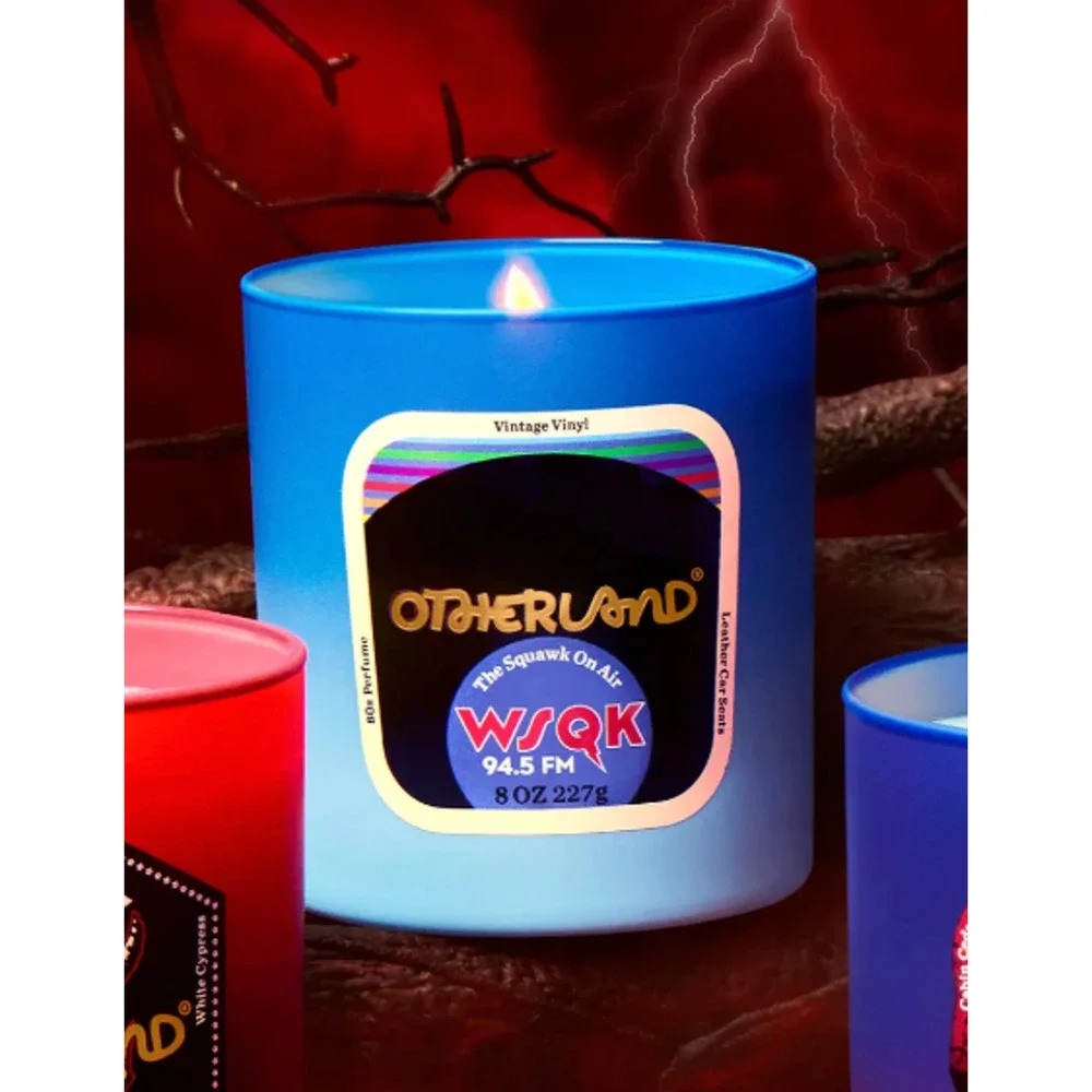 Otherland Stranger Things Scented Candle The Squawk on Air WSQK 8 Oz Limited Ed
